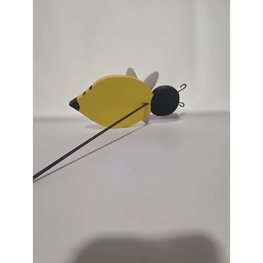 Bumble Bee hand cut and painted wooden yard decorations